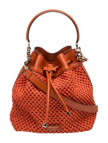 Raffia Bucket Bag