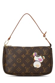 Louis Vuitton Takashi Murakami x Louis Vuitton Monogram Canvas Panda Pochette Accessoires