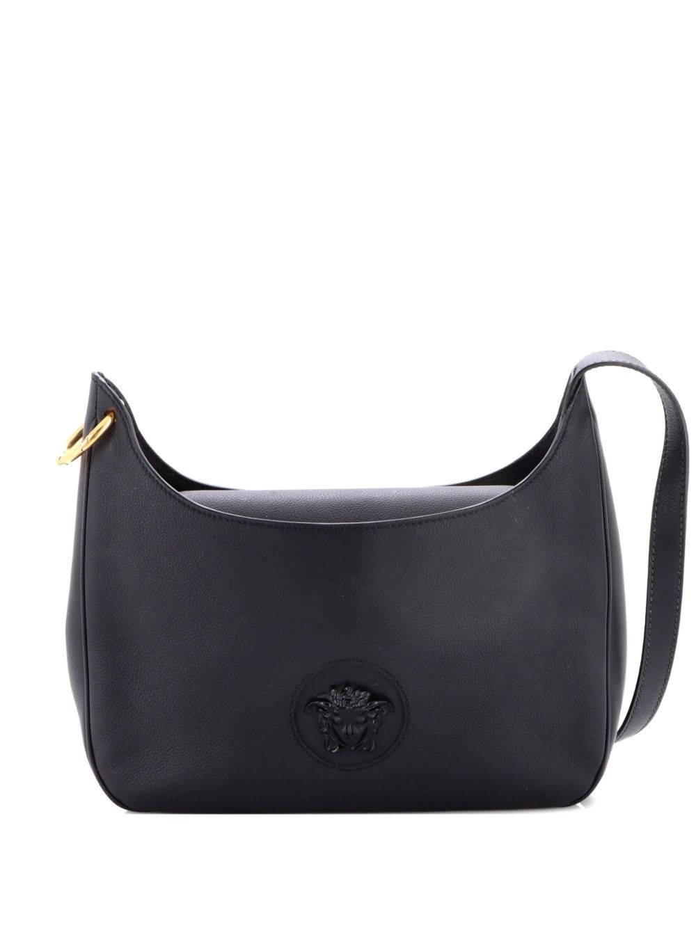 Versace La Medusa Leather Medium hobo bag