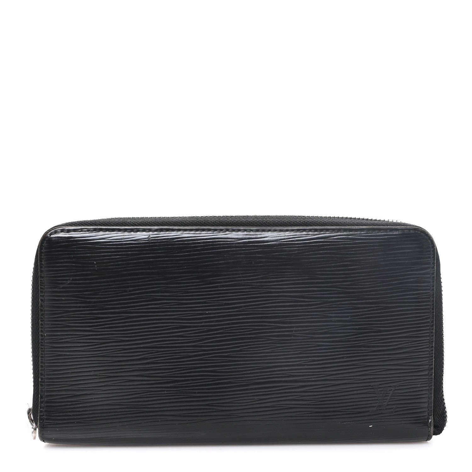 Louis Vuitton Epi Zippy Organizer Wallet Black