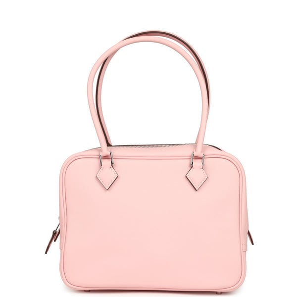 Hermes Hermes Mini Plume 21 Bag Rose Sakura Swift Palladium Hardware