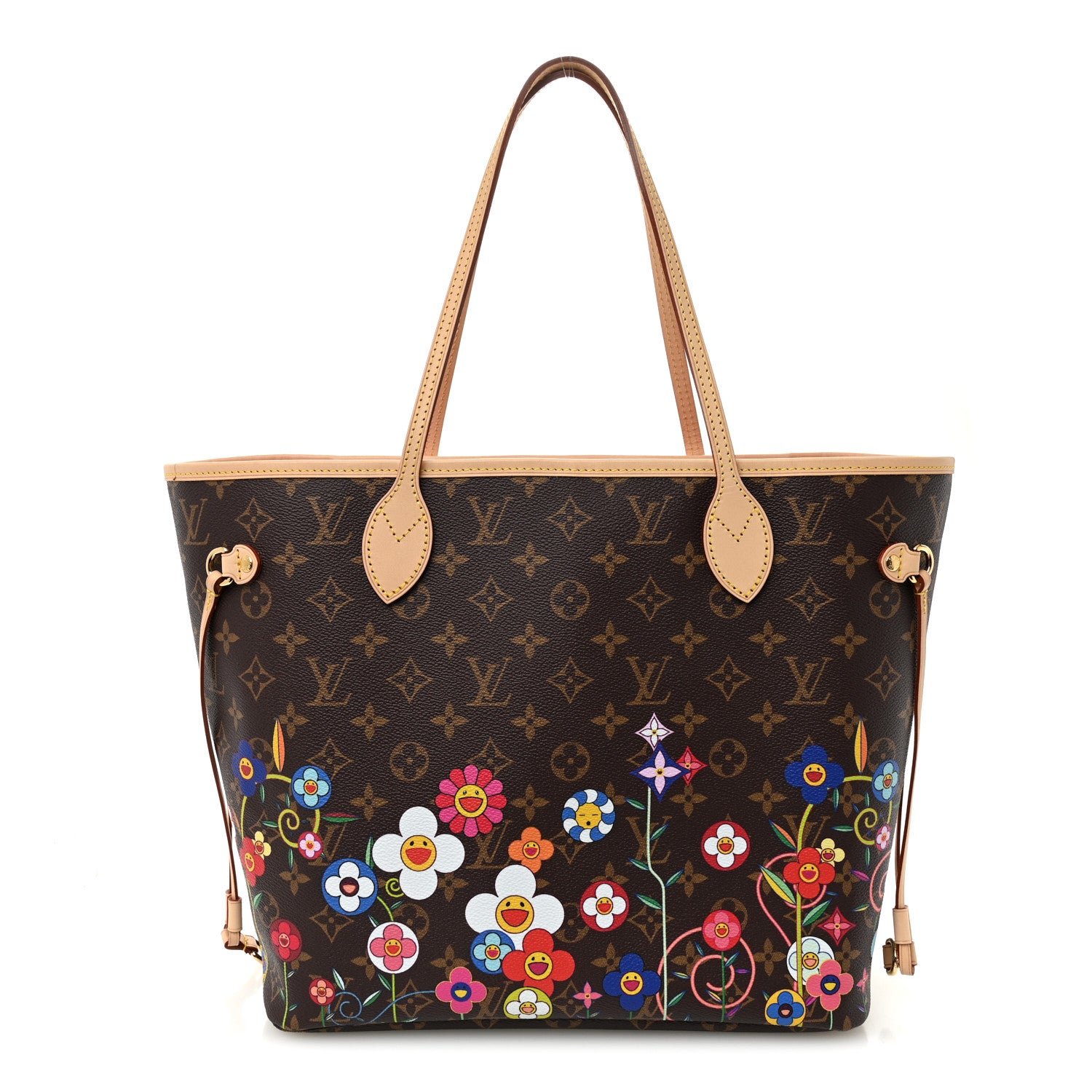 Louis Vuitton LV X TM Monogram Flowers Neverfull MM