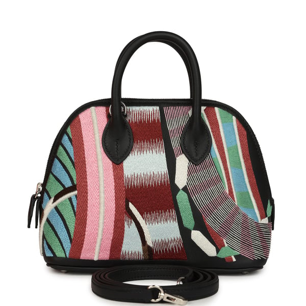 Hermes Mini 1923 "La Selle Imaginaire" Bolide Black Swift Palladium Hardware