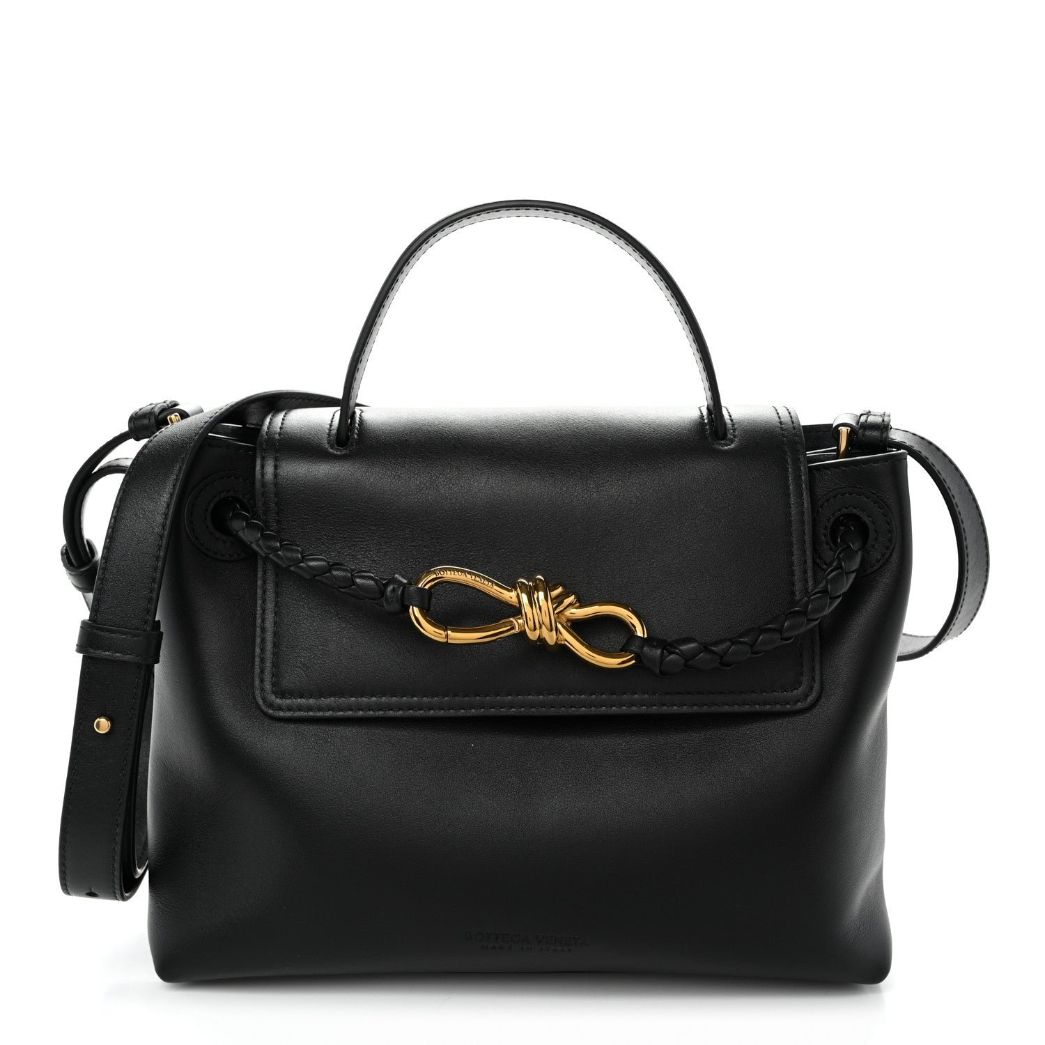 Bottega Veneta Bottega Veneta Silky Calfskin Small Ciao Ciao Black
