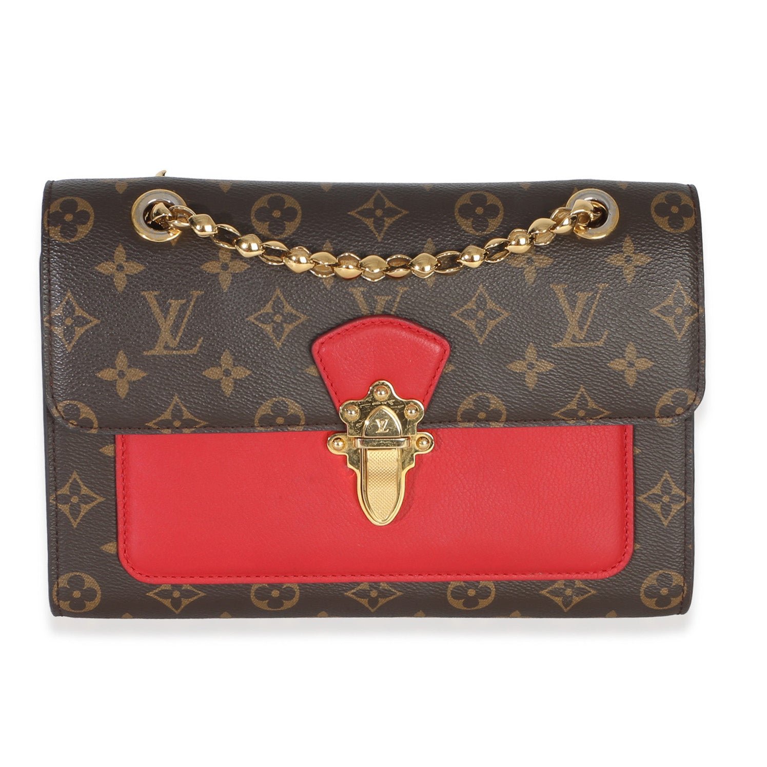 Cherry Monogram Canvas Victoire Chain Bag
