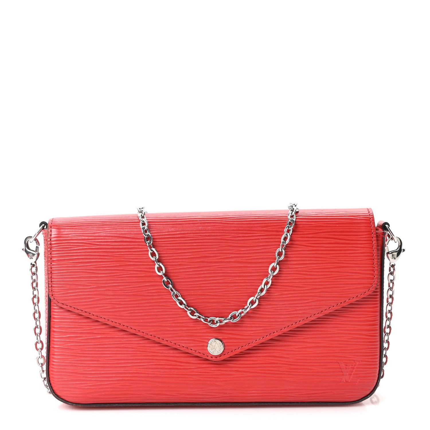 Louis Vuitton Epi Pochette Felicie Coquelicot