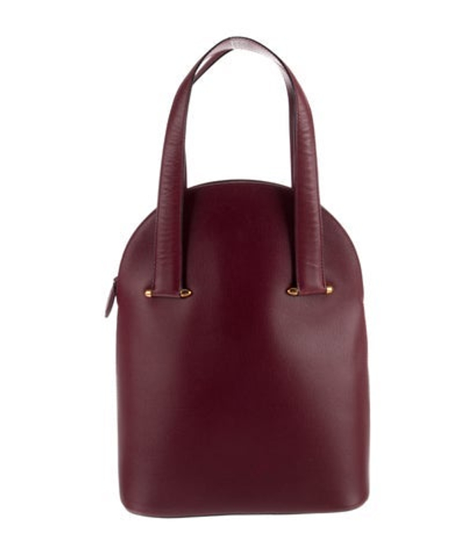 Cartier Leather Top Handle Bag