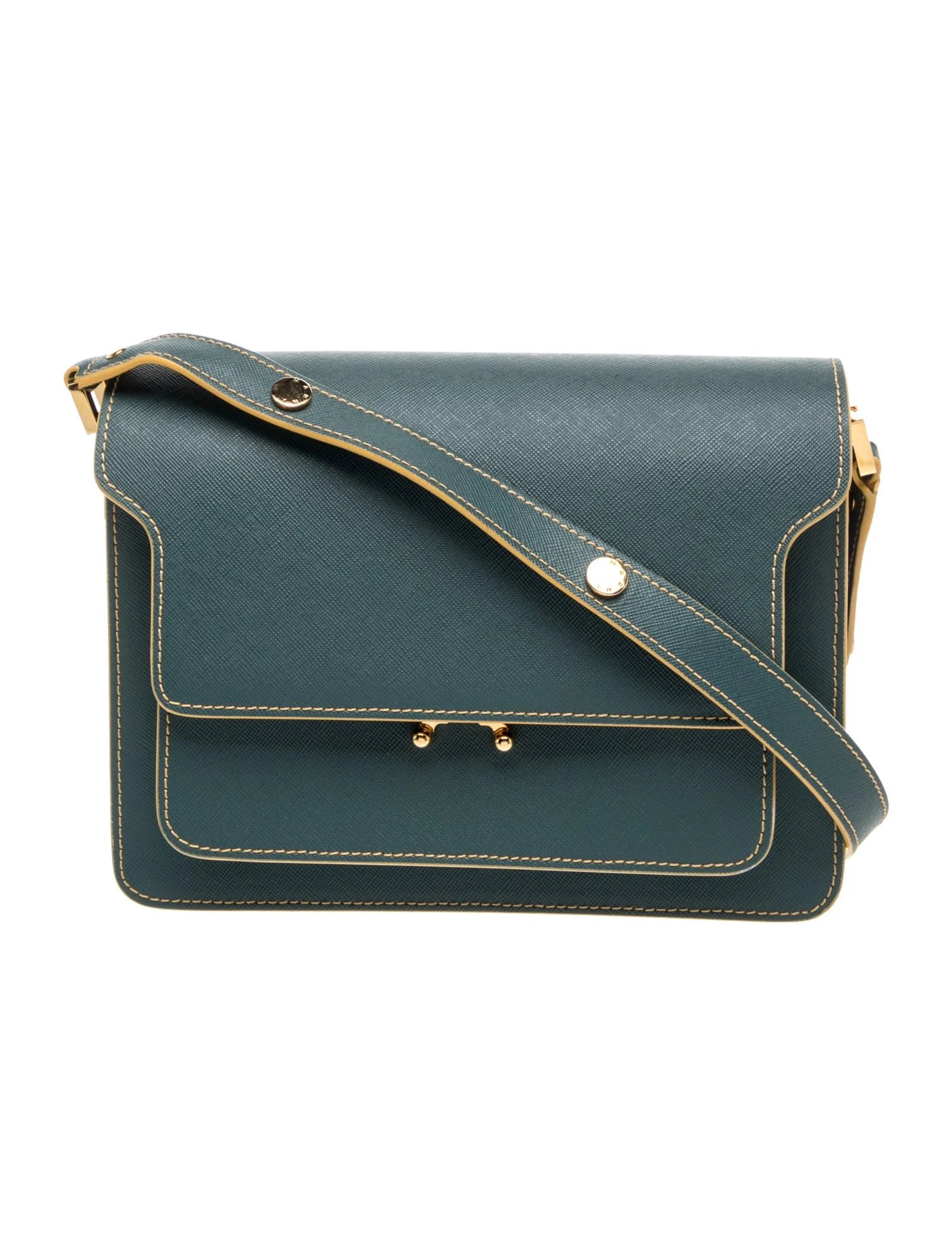 Marni Saffiano Leather Crossbody Bag w/ Tags