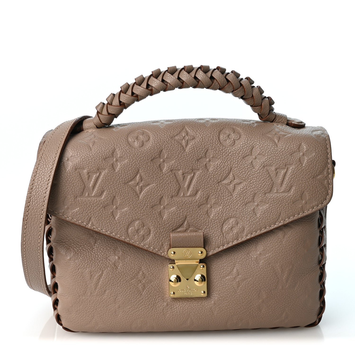Louis Vuitton Empreinte Braided Pochette Metis Vison