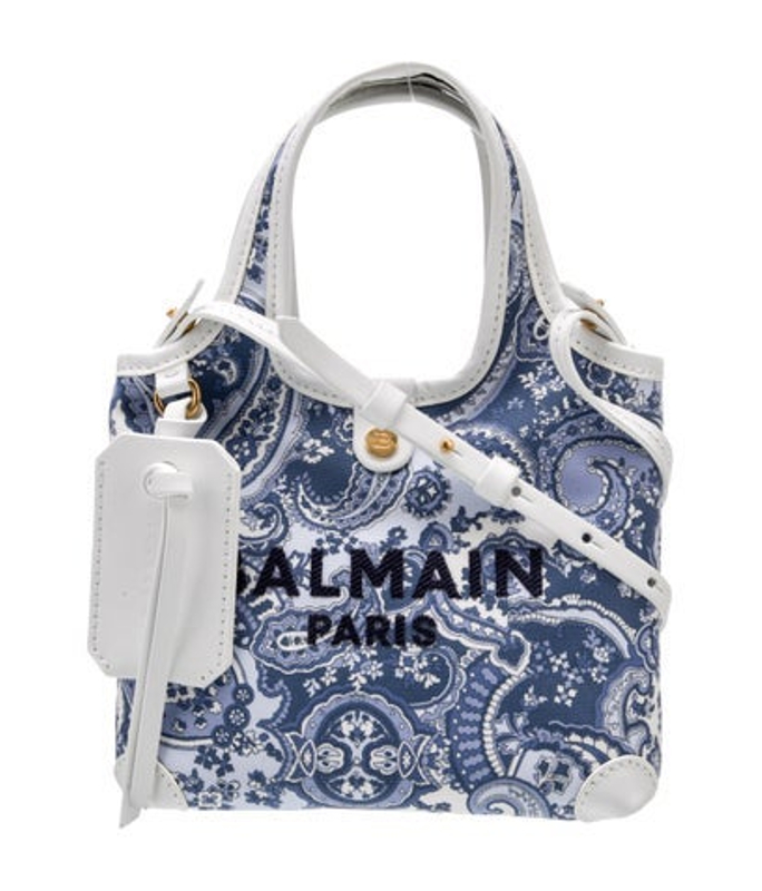 Balmain Canvas Shoulder Bag