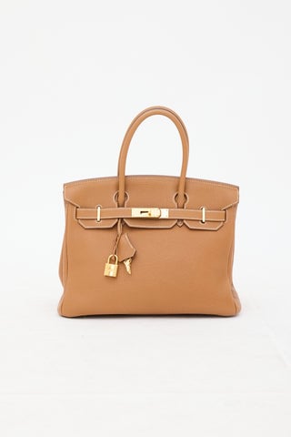 2007 Gold Clemence Birkin 30 Bag