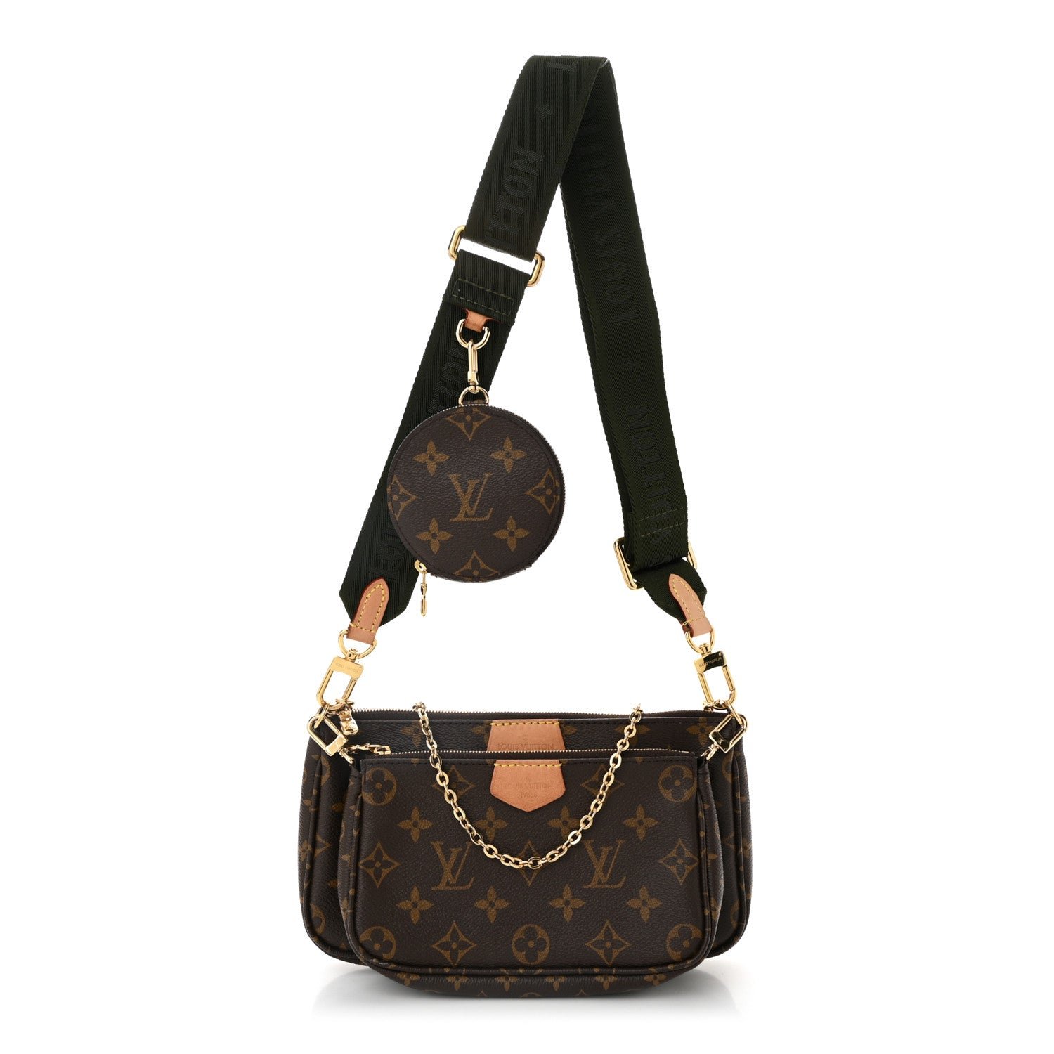 Louis Vuitton Monogram Multi Pochette Accessories Kaki