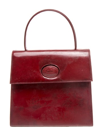 Cartier Leather Top Handle Bag
