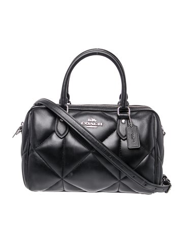 Coach Quilted Top Handle Bag