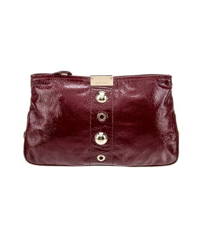Jimmy Choo Choo Patent Leather Clutch