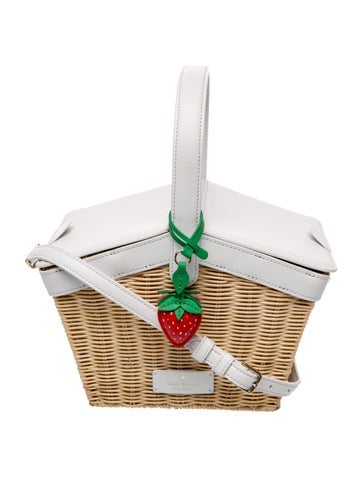 Wicker Top Handle Bag