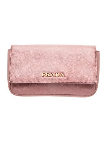 Saffiano Leather Clutch