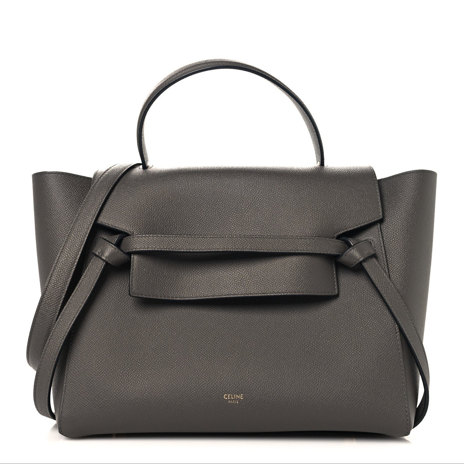 Celine Grained Calfskin Mini Belt Bag Grey