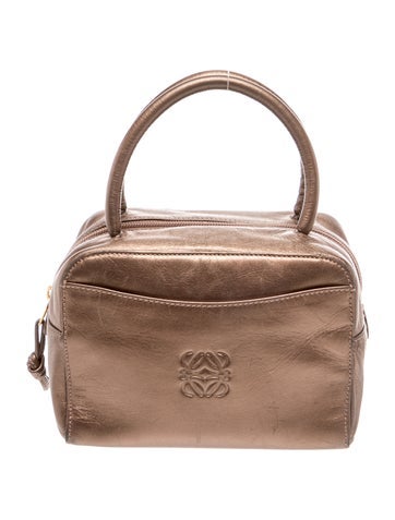 Leather Top Handle Bag