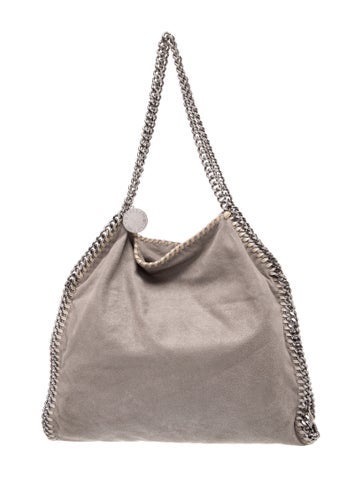 Stella McCartney Vegetarian Suede Shoulder Bag