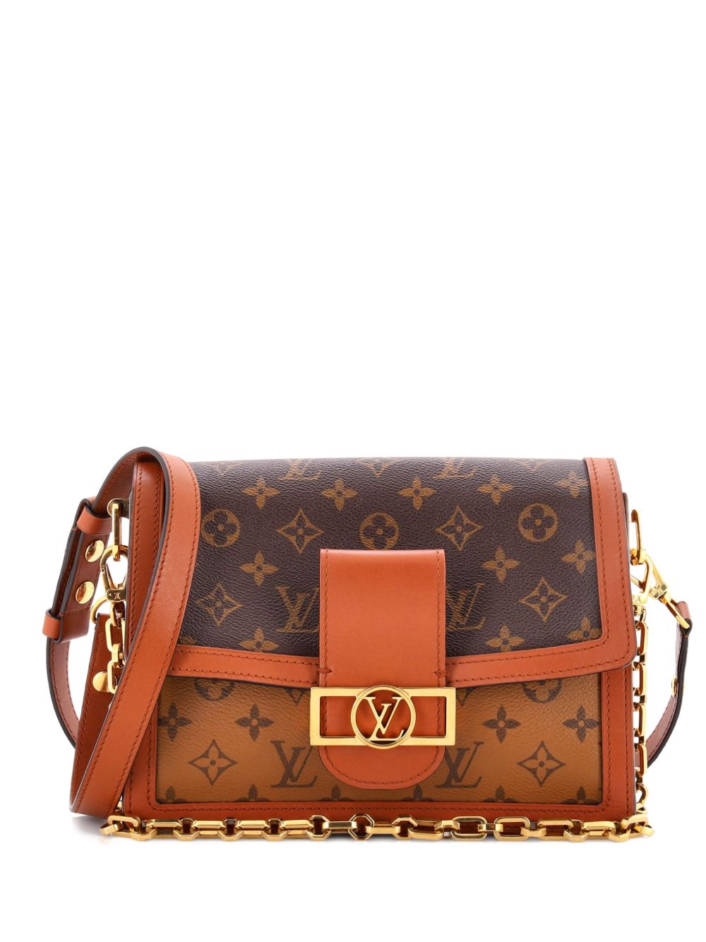 Louis Vuitton Dauphine Reverse Monogram Canvas MM shoulder bag