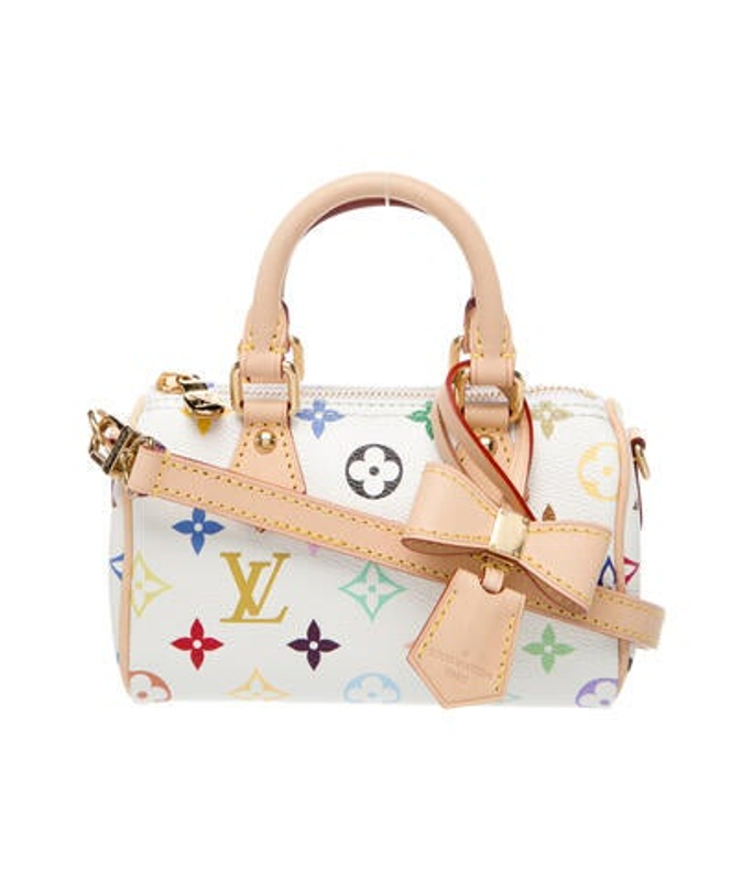 Louis Vuitton Vuitton Multicolore Monogram Speedy Bandouliere Nano