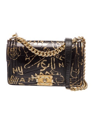 Medium Embossed Graffiti Boy Bag