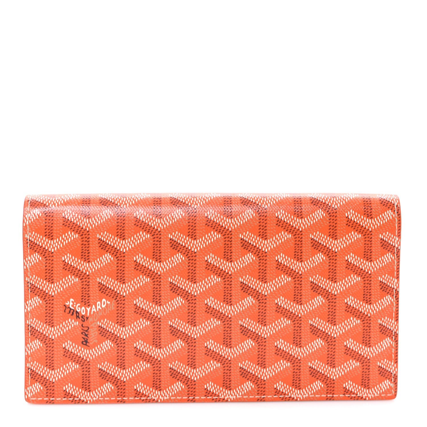Goyard Goyardine Richelieu Wallet Orange