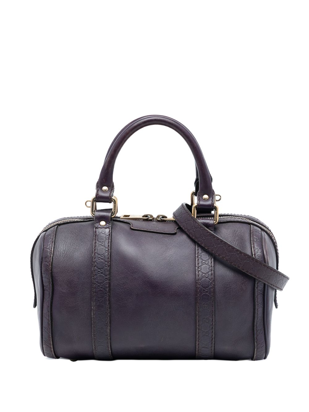 2016-2025 Small Guccissima Trimmed Leather Joy Boston Bag satchel