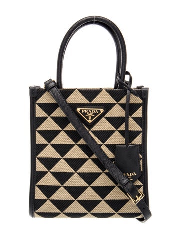Saffiano Leather Triangle Mini