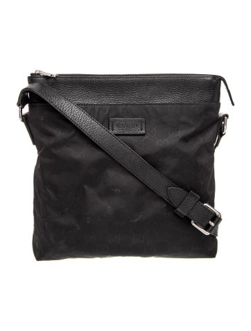 GG Nylon Messenger Bag Small