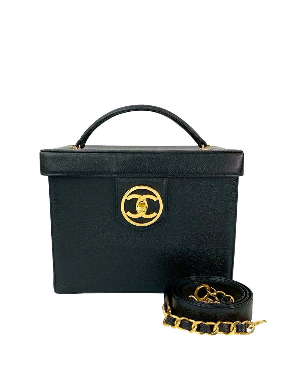 1994-1996 Caviar CC Turnlock Vanity Bag satchel