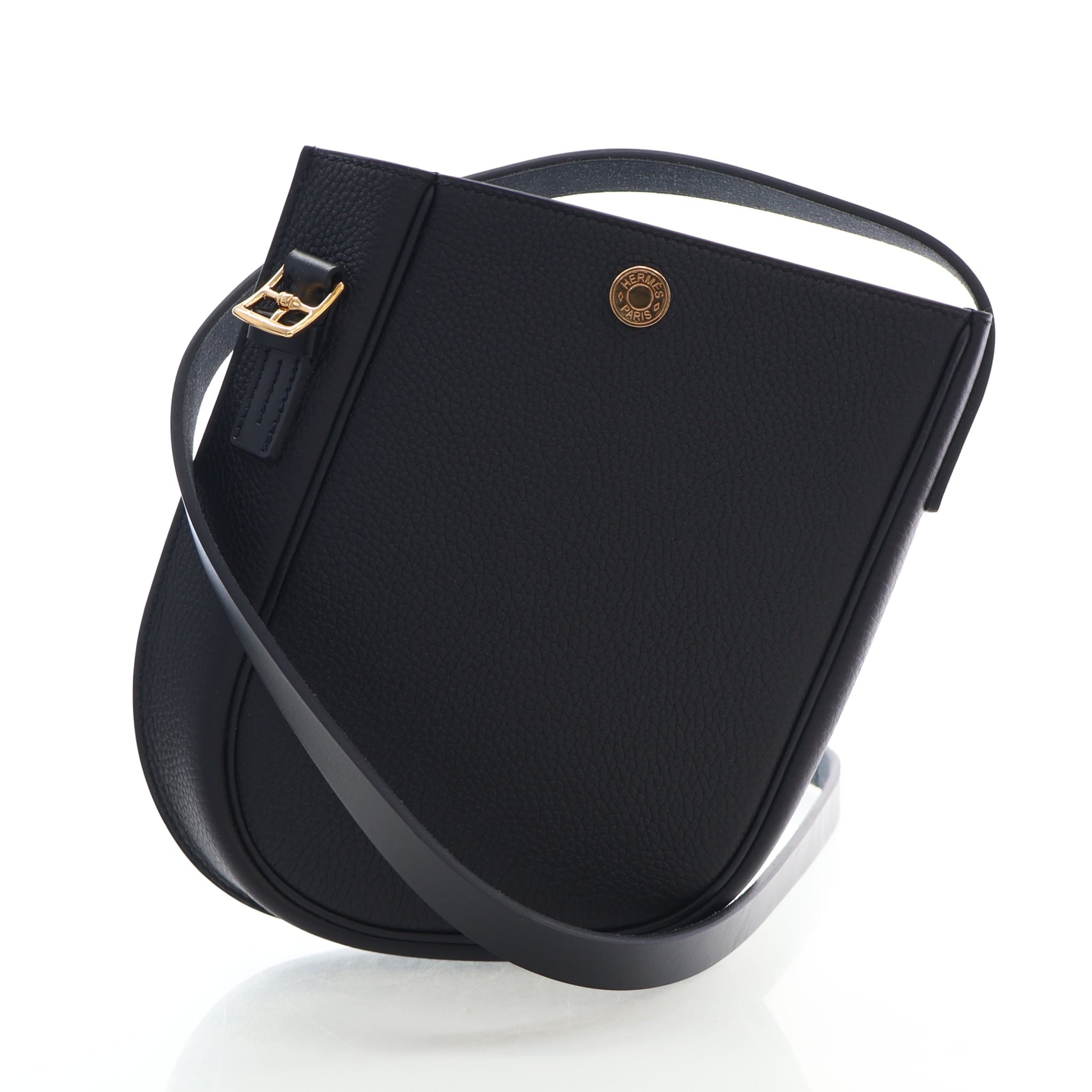 Hermes Noir Togo Perspective Cavaliere 21