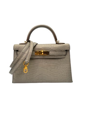 Matte Alligator Kelly Mini
