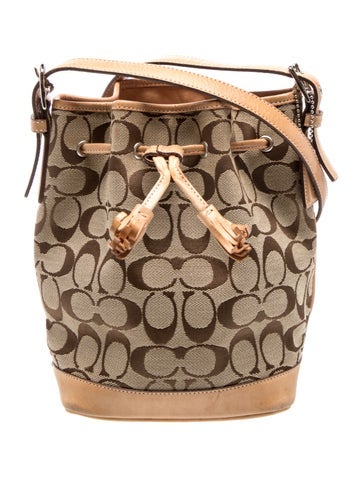 Coach Canvas Bucket Bag
