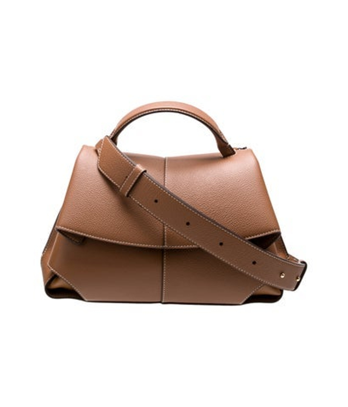 Polene Leather Top Handle Bag W Tags