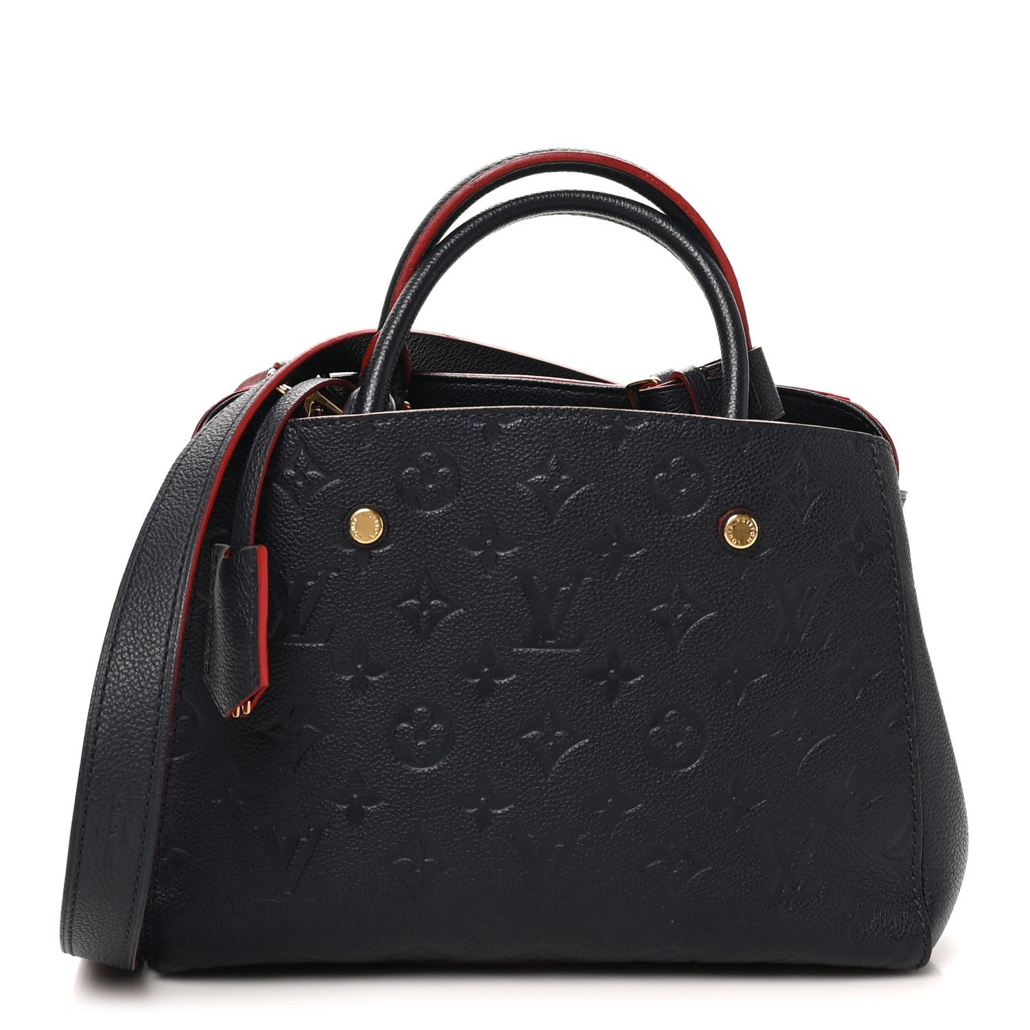 Louis Vuitton Empreinte Montaigne BB Marine Rouge