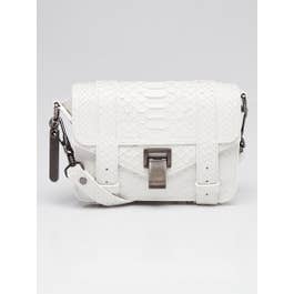 Proenza Schouler Proenza Schouler White Python Mini PS1 Crossbody Bag