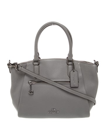 Leather Top Handle Bag