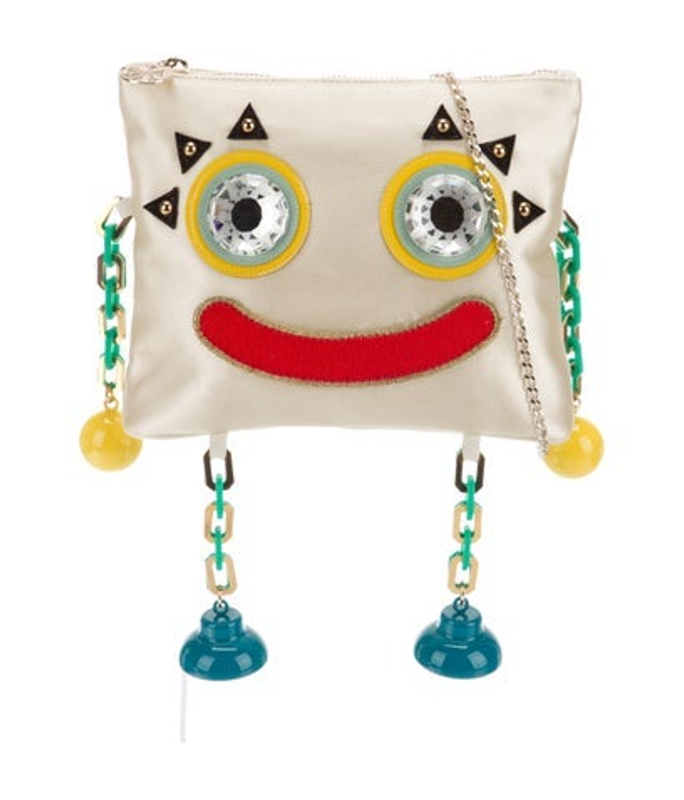 Charlotte Olympia Olympia Satin Clutch