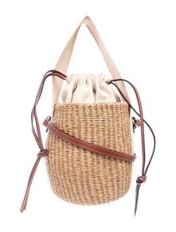 Raffia Bucket Bag