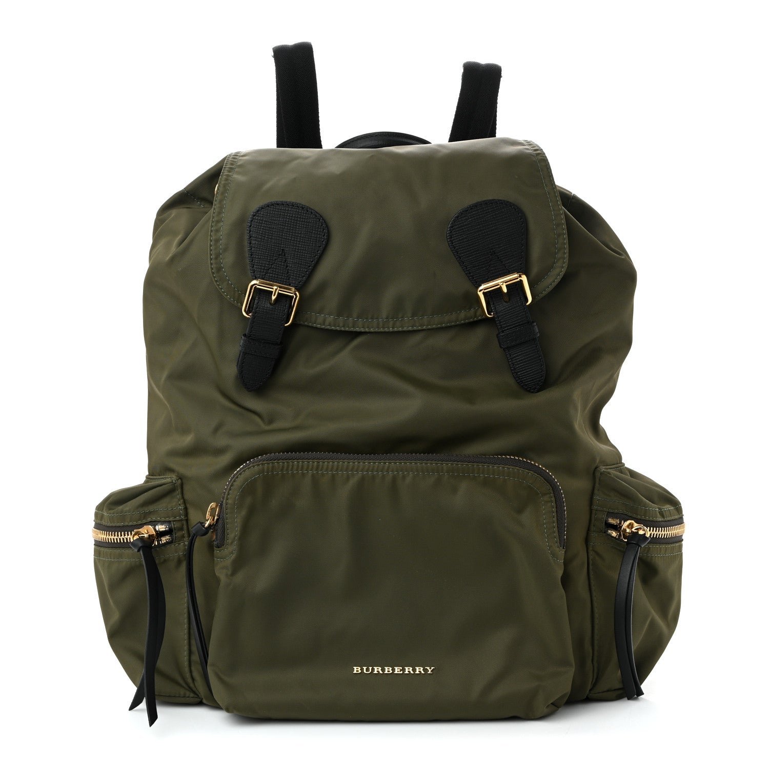 Burberry Nylon Large Rucksack Backpack  Canvas Green