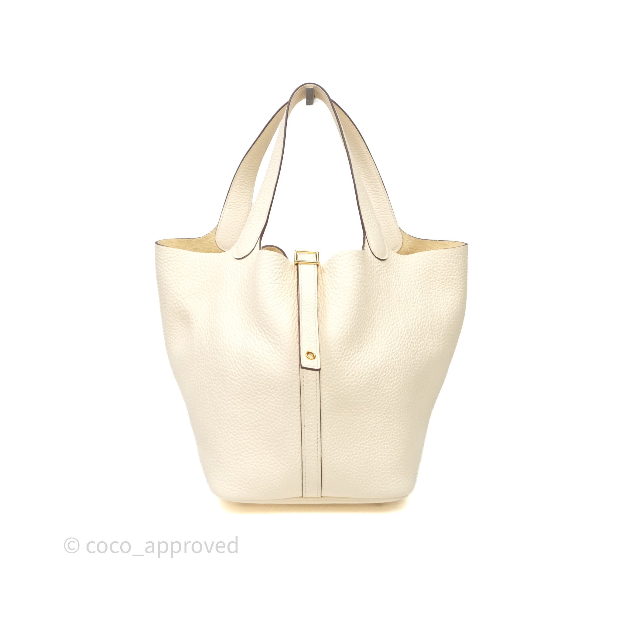 Hermes Hermès Picotin 22 Nata I2 Clemence Gold Hardware