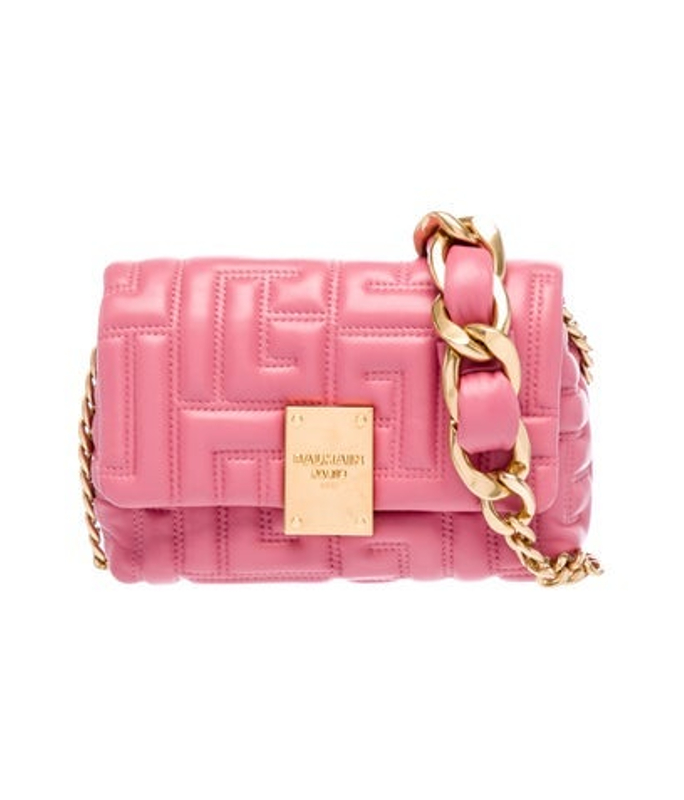 Balmain Leather Clutch W Tags