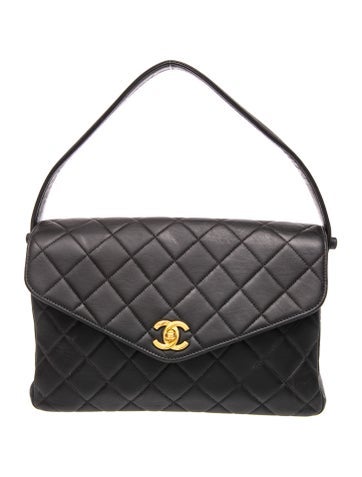 Quilted Envelope Flap Bag