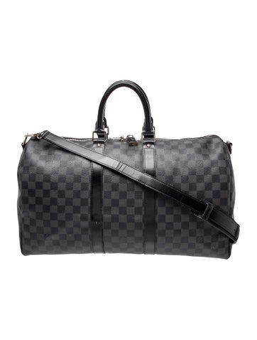 Damier Graphite Keepall Bandouliere
