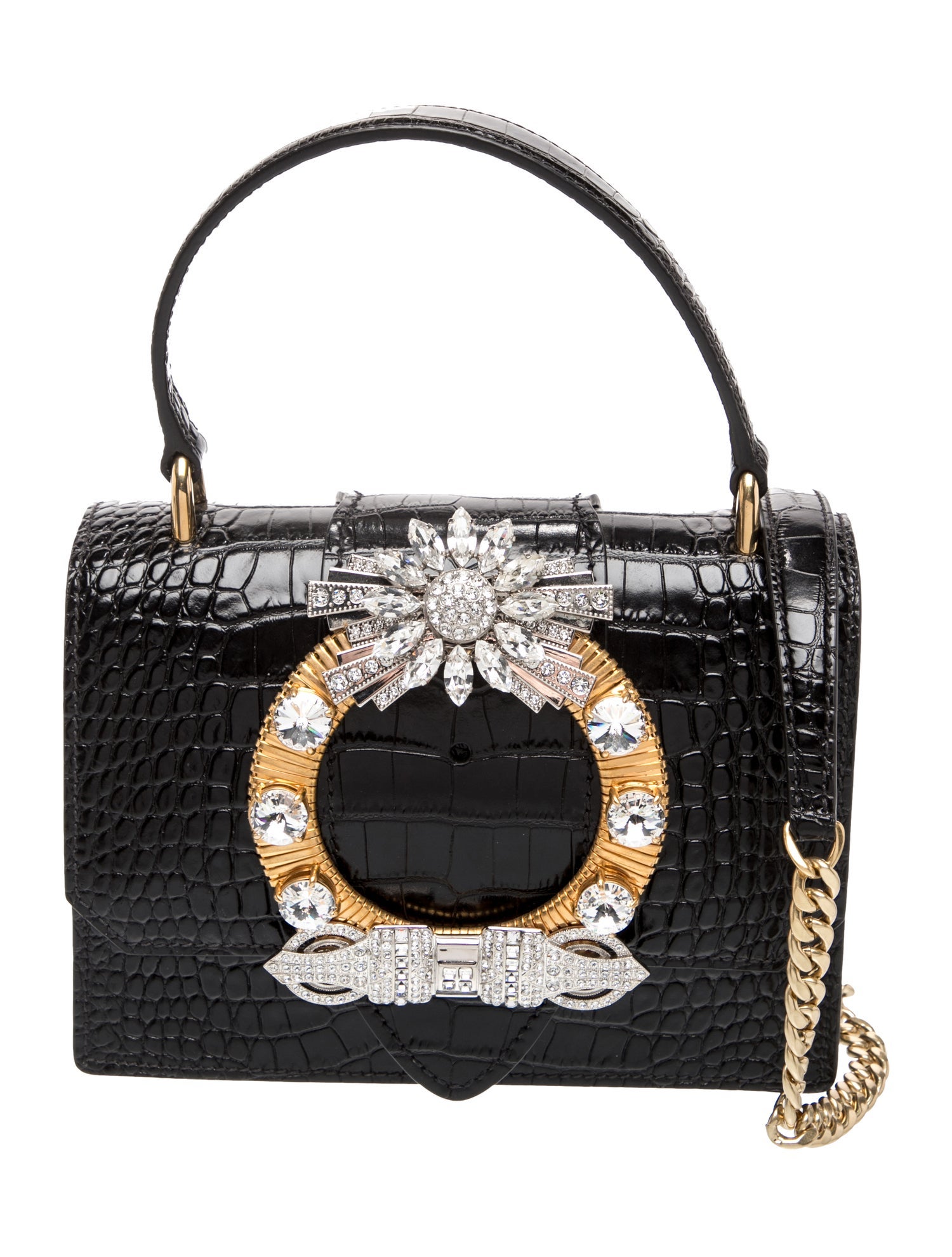 Leather Top Handle Bag