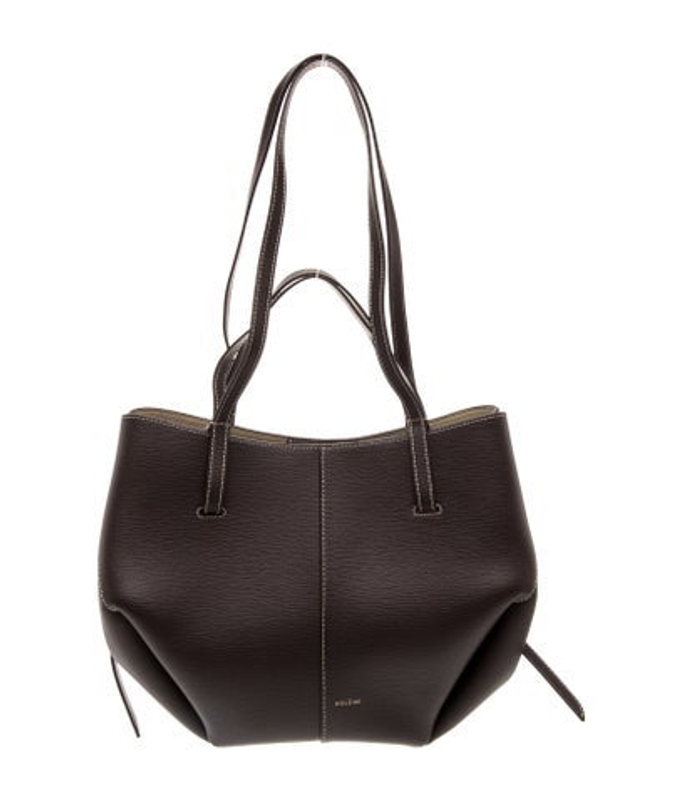 Polene Leather Cyme Shoulder Bag
