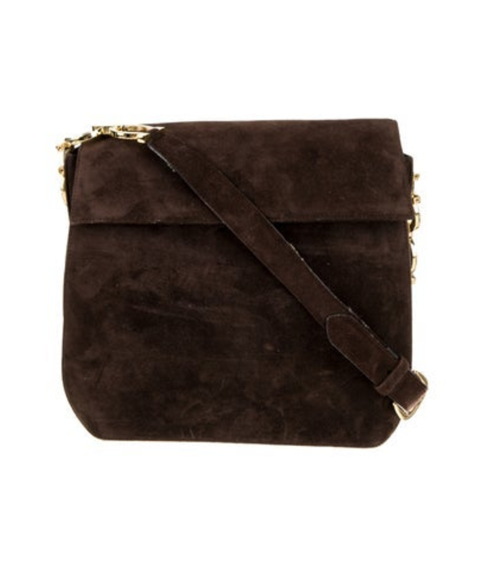 Salvatore Ferragamo Ferragamo Suede Messenger Bag