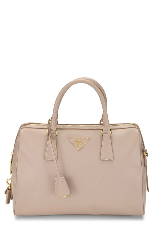 Pink Saffiano Boston